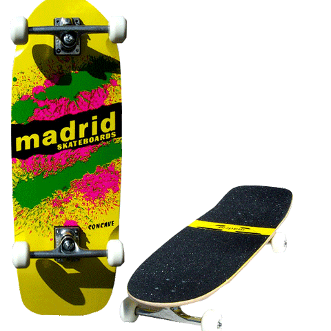 Madrid Explosion Model Complete Skateboard In Yellow