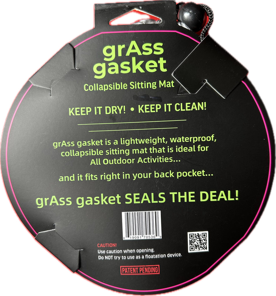 grAss gasket! Collapsible Sitting mat