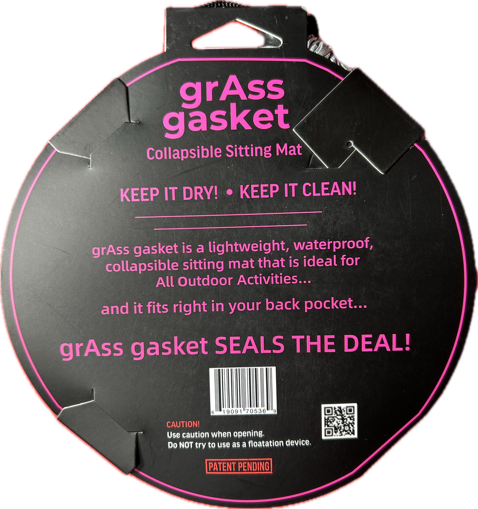 grAss gasket! Collapsible Sitting mat