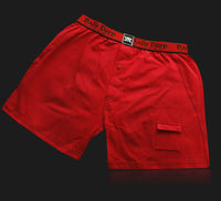 Balls Deep Men's Boxers In Red/Red