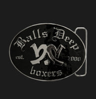 Balls Deep OG Belt Buckle In Black