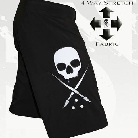 Sullen Brawlers Fightshort Blk/Wht