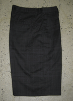 Burnside Men's Plaid Shorts In Black/Grey