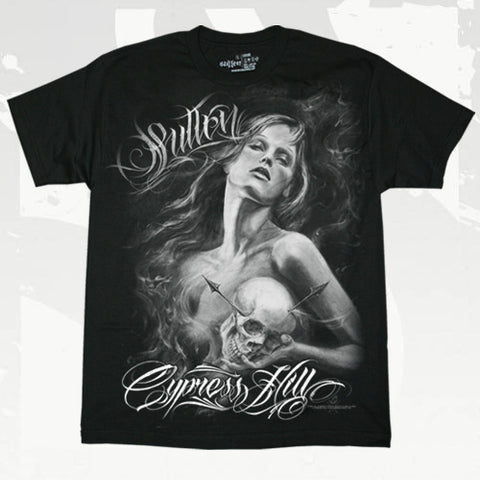 Sullen Cypress Stare Men's T-Shirt In Black