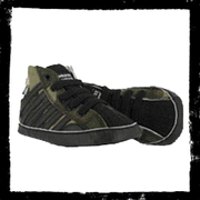 DP High Top Baby Shoes In Camo