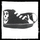 Draven Misfits Face Off High Top Baby Shoes In Black/White