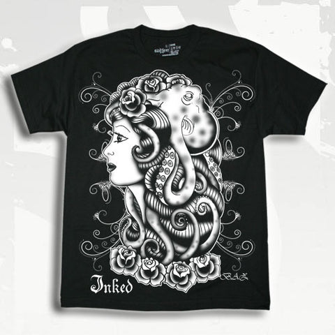 Sullen INKEEZE CLARK NORTH Men's T-Shirt In Black