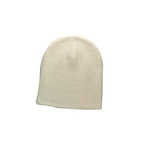 Legacy Blank 9in Beanie In White
