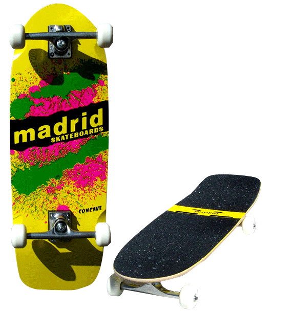 Madrid Explosion Model Complete Skateboard In Yellow