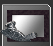 Snowboarder Photo Frame