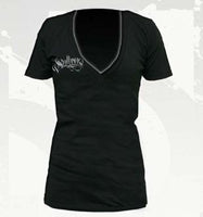 SG Embrace Girl’s V-Neck Tee In Black