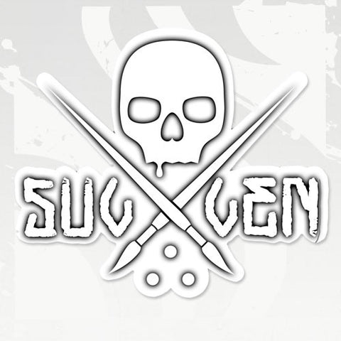 Sullen Badge Sticker In White (5