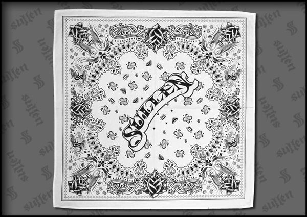 Sullen Crenshaw Bandana In White