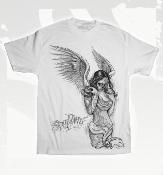 Sullen Fallen Angel Men's T-Shirt In White
