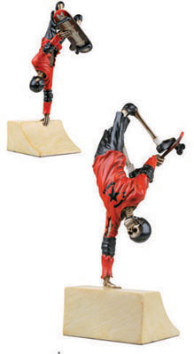 Hand Plant Skateboarder Figurine