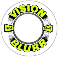 Vision Blur Skateboard Sticker In Yellow   (Vintage)