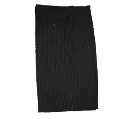 Burnside Men's Pinstripe Shorts In Black/White