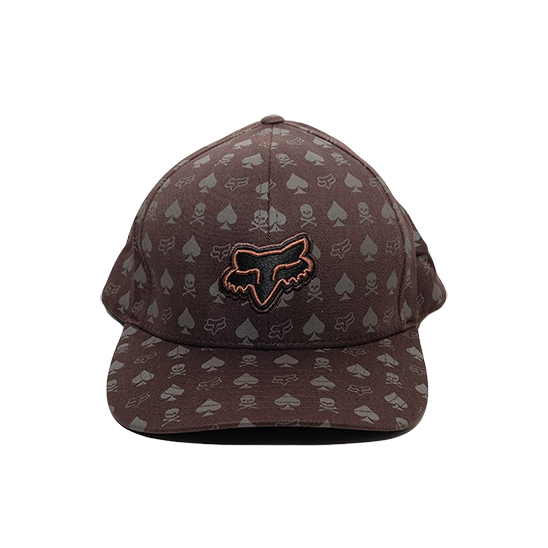Fox Ace of Spades Brown Flex-fit Hat